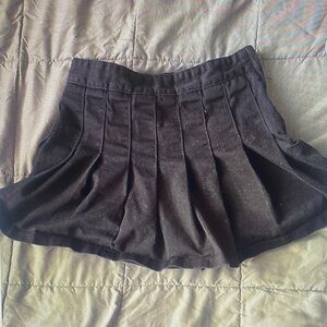 SHEIN Black Pleated Skirt